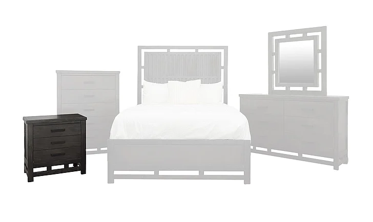 Split Nickel Jax Nightstand V-JAX-NS | COJ17