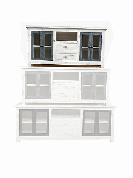 Split Nickel Justin 61" TV Stand MIC-JUSTIN-TV61 | COJ4161