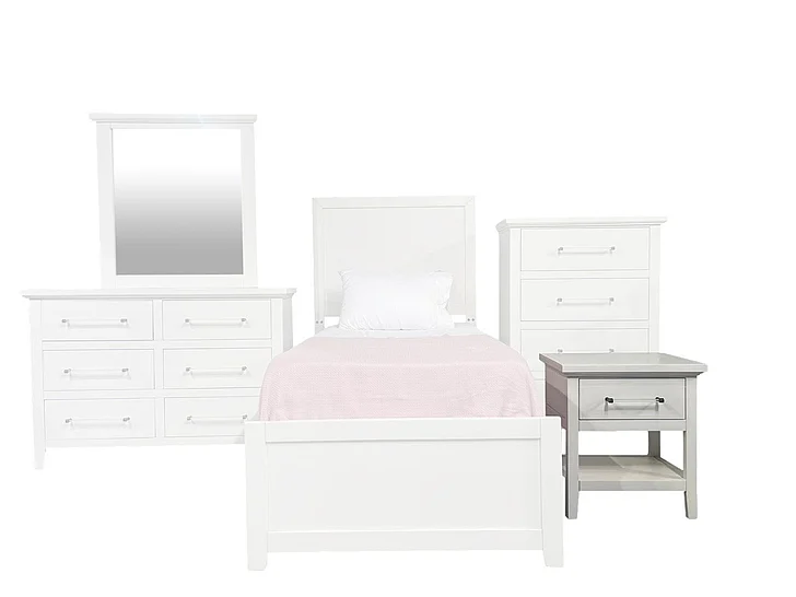 Split Nickel Kate Nightstand V-KATE-NS | COKA17