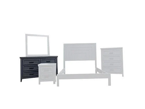 Split Nickel Lou Dresser V-LOU-D | COL11