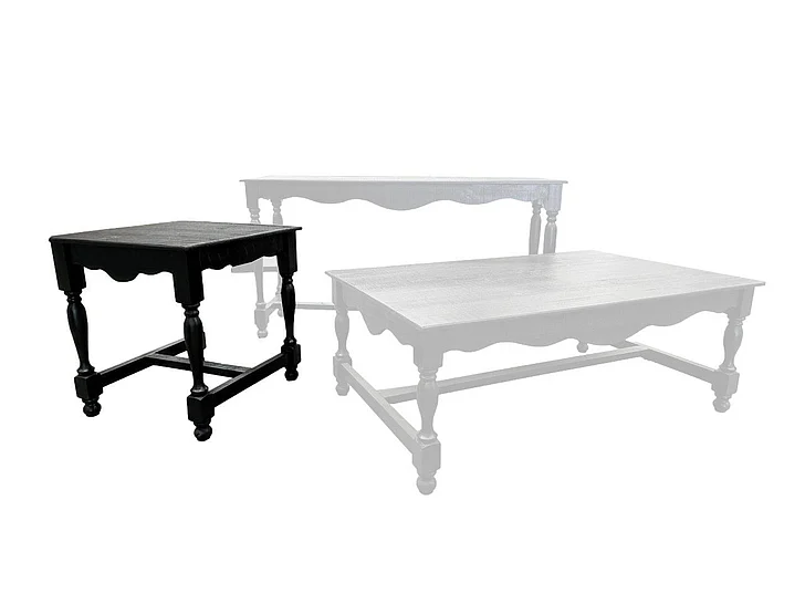 Split Nickel Loretta End Table MIC-LORETTA-ET | COLO32
