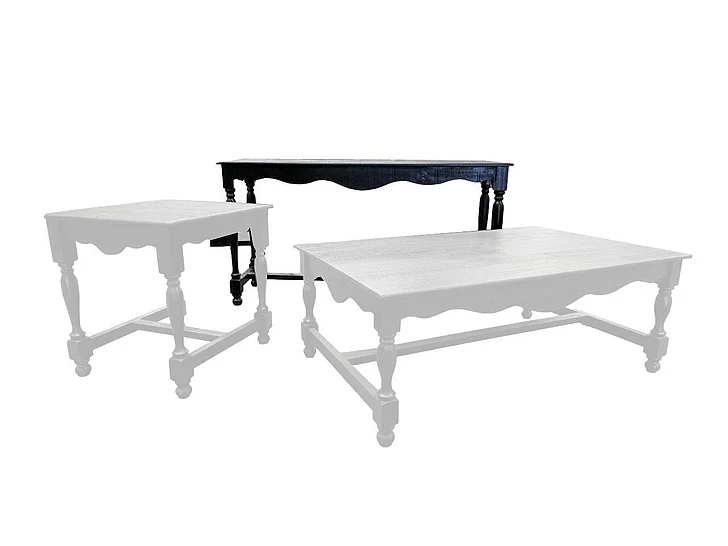 Split Nickel Loretta Sofa Table MIC-LORETTA-ST | COLO34