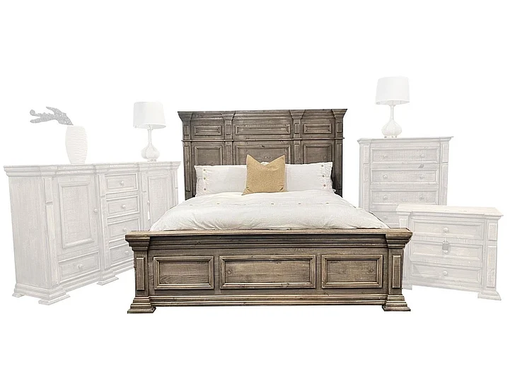 Split Nickel Maverick King Bed MIC-MAVERICK-K | COMA16