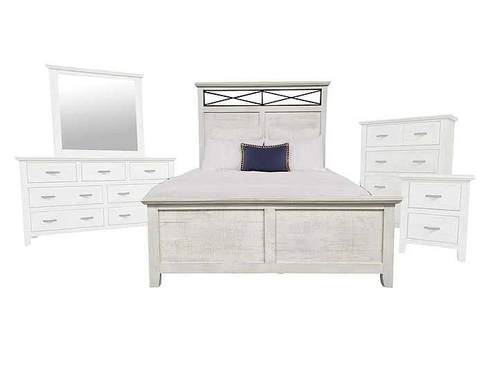 Split Nickel Mellie Queen Bed MIC-MELLIE-Q | COMEL15