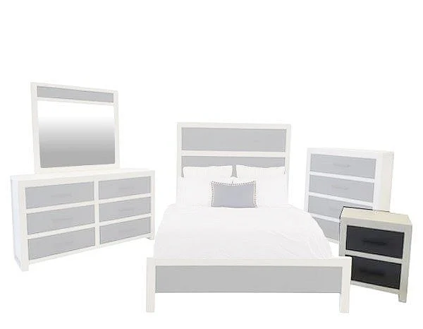 Split Nickel Nora Nightstand V-NORA-NS | CON17