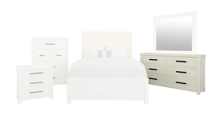 Split Nickel Oswald Dresser V-OSWALD-D | COO11
