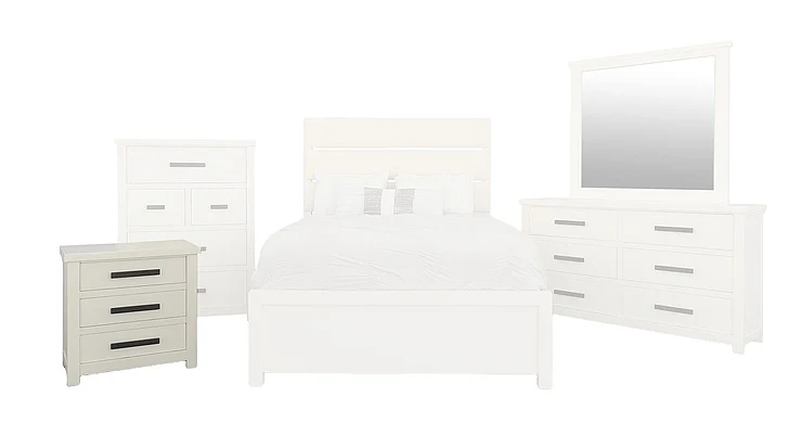 Split Nickel Oswald Nightstand V-OSWALD-NS | COO17