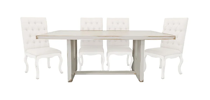 Split Nickel Porter Dining Table V-PORTER-DT | COP21