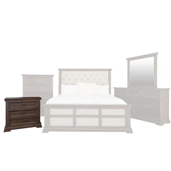 Split Nickel Royce Nightstand MIC-ROYCE-NS | COR17