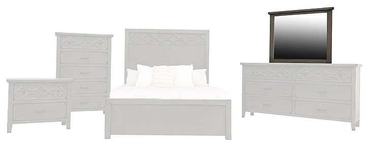 Split Nickel Rhett Mirror V-RHETT-M | CORH12