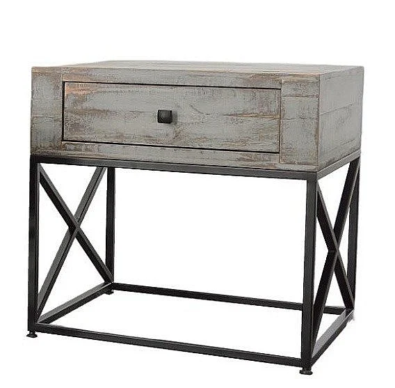 Split Nickel Stark End Table MIC-STARK-ET | COS32