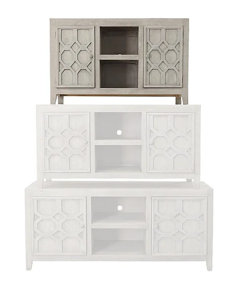 Split Nickel Sable 52” TV Stand MIC-SABLE-TV52 | COS4152