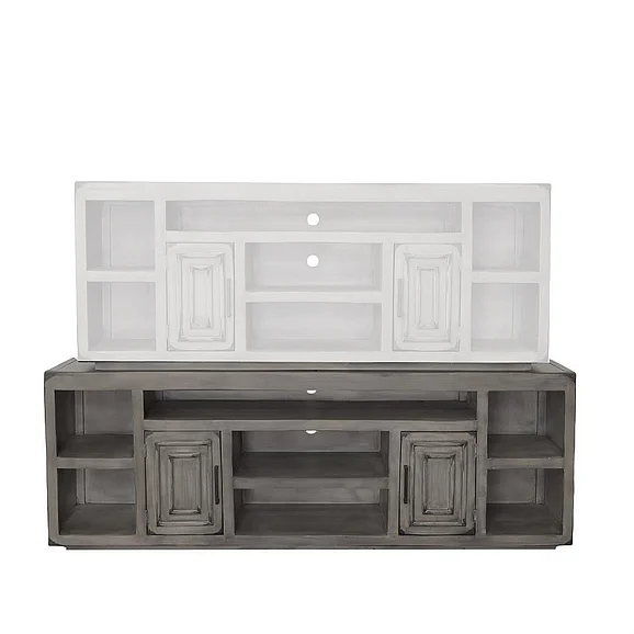 Split Nickel Stanford 84” TV Stand V-STANFORD-TV84 | COS4184