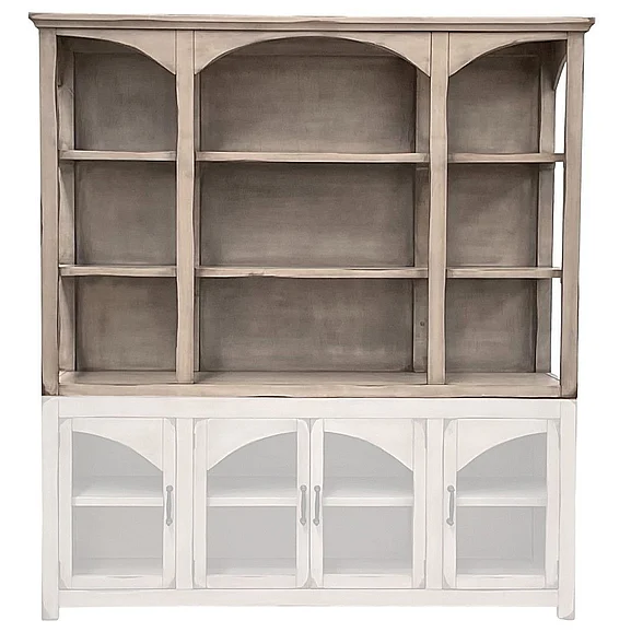 Split Nickel Shaw Wall Hutch V-SHAW-WH | COSH4H