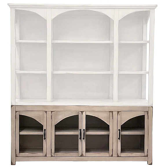 Split Nickel Shaw Wall Buffet V-SHAW-WB | COSH4B