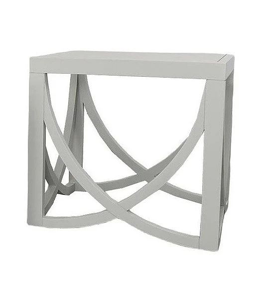 Split Nickel Sutton End Table V-SUTTON-ET | COSU32