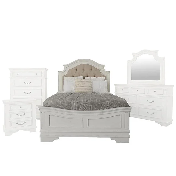 Split Nickel Freedom Twin Padded Bed Blanco Ligero MIC-FREEDOM-T | F163