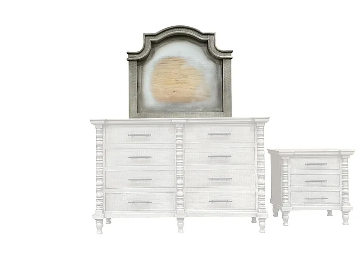 Split Nickel Faith Mirror Dove Gray MIC-FAITH-M | F1DG2