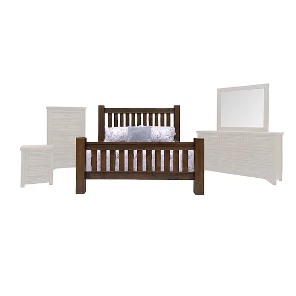 Split Nickel Montana Queen Bed Merle | M1M5