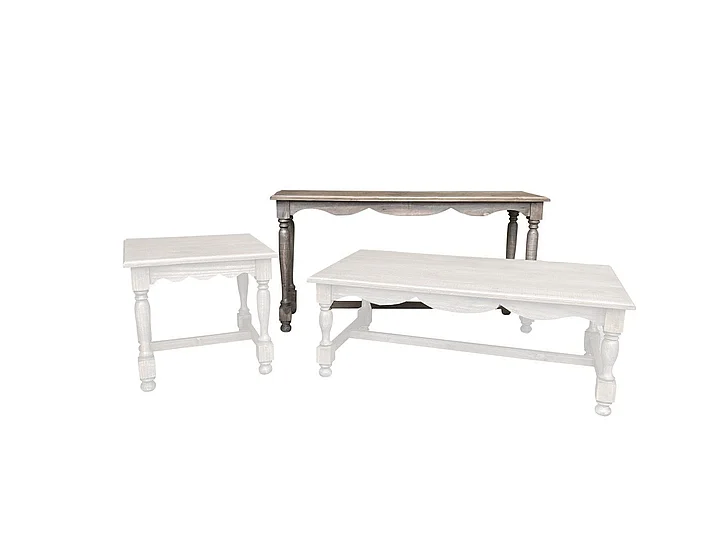 Split Nickel Bellevue Sofa Table MIC-BELL-ST | SOB34