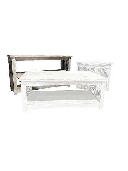 Split Nickel Bronco Sofa TableS-BRONCO-ST | SOB3S4