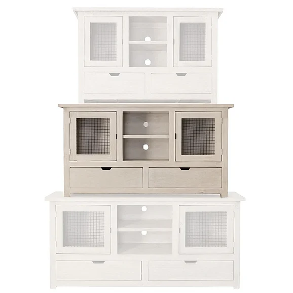 Split Nickel Bronco 64" TV Stand S-BRONCO-TV64 | SOB4S164