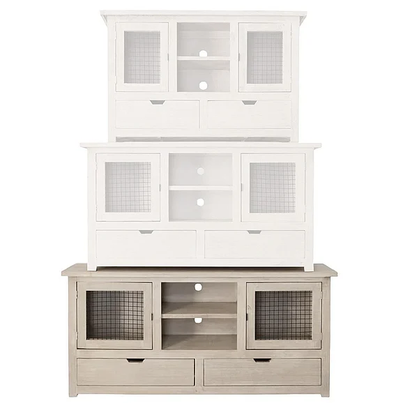 Split Nickel Bronco 74" TV Stand S-BRONCO-TV74 | SOB4S174