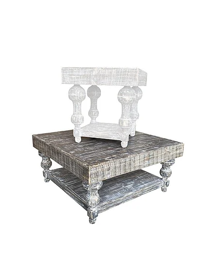 Split Nickel CALAIS COFFEE TABLE MIC-CAL-CT | SOC341