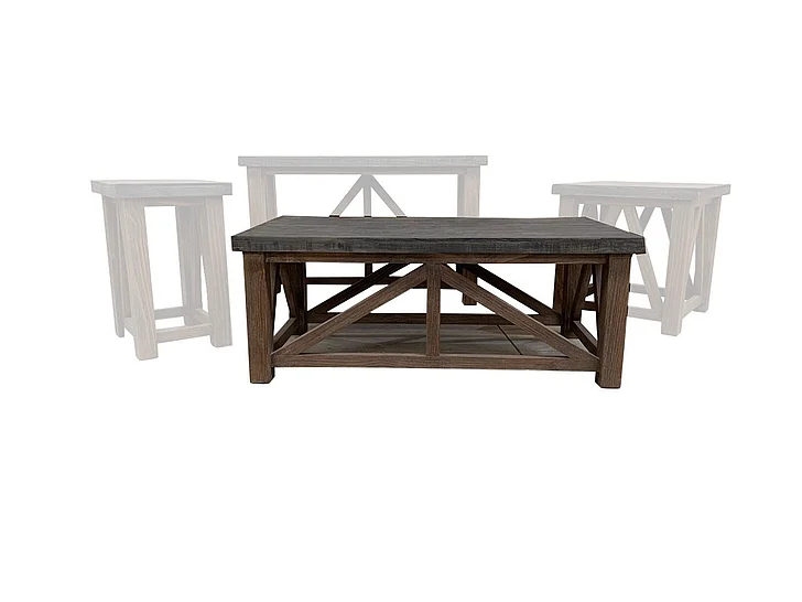 Split Nickel Spencer Coffee Table MIC-SPEN-CT | SOS3DN1