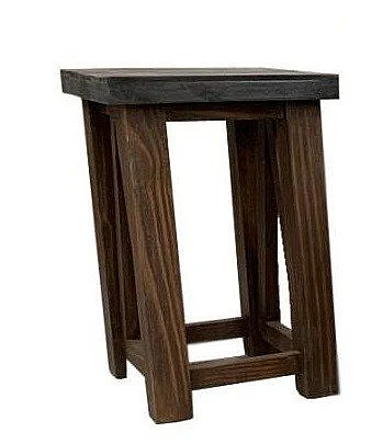 Split Nickel Spencer Chairside Table MIC-SPEN-CS | SOS3DN3