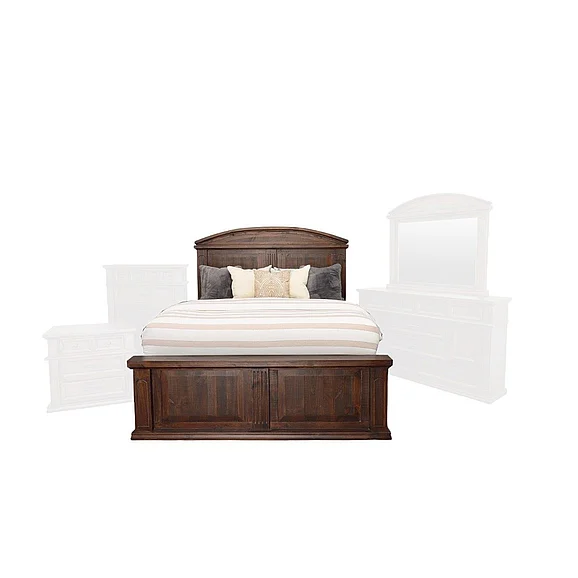 Split Nickel Vienna King Bed | SOV1W6