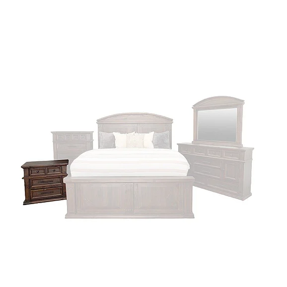 Split Nickel Vienna Nightstand MIC-VIENNA-NS | SOV1W7