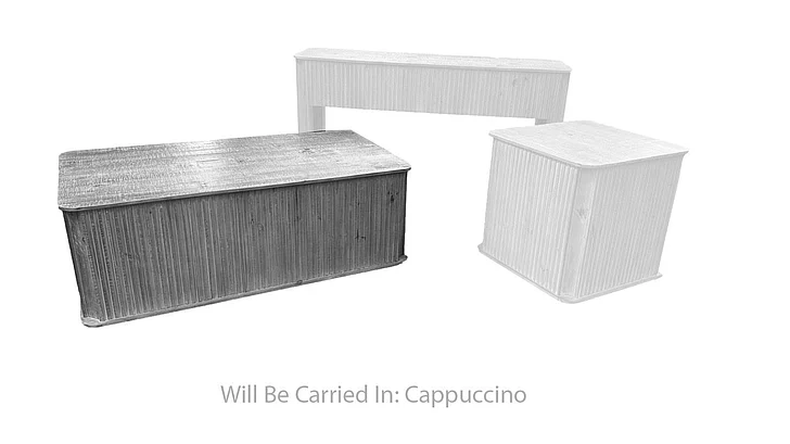Split Nickel Warren Coffee Table Cappuccino MIC-WARRENT-CT | W3C1