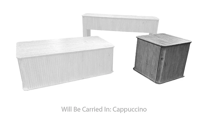 Split Nickel Warren End Table Cappuccino MIC-WARREN-ET | W3C2