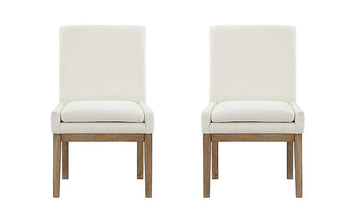 Steve Silver Aubrey Parsons Chair in Driftwood ABR500NUS (Set of 2)