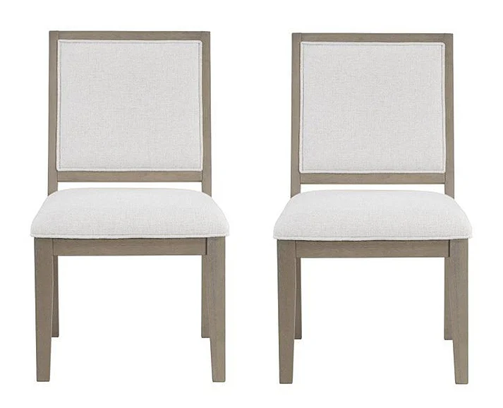 Steve Silver Lily Side Chair in Greige LLY500S (Set of 2)