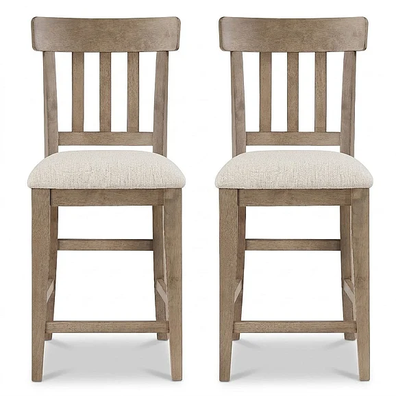 Steve Silver Napa 24 inch Counter Stool, Sand (Set of 2) NP600CCS