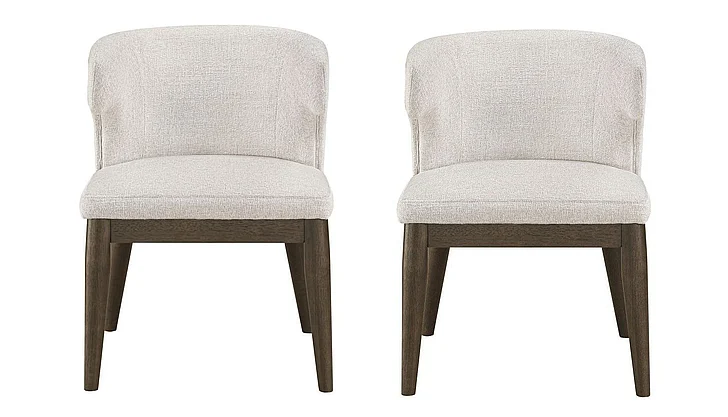 Steve Silver Rosen Brown Wingback Chair (Set of 2) ROS550NS