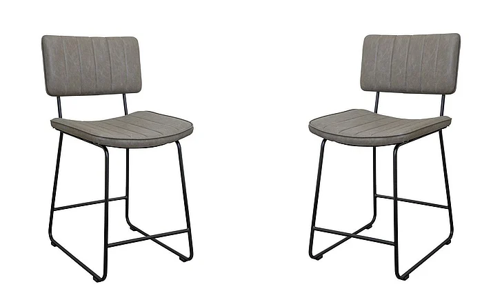 Steve Silver Tribeca Gray Counter Stool TRI600GCS (Set of 2)