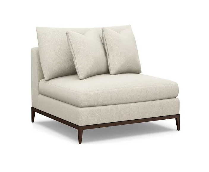 Theodore Alexander Loxely Armless Chair 10502-40 CUSTOM ITEM