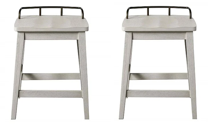 Steve Silver Pendleton Counter Stool in Ivory (Set of 2) TN600CS