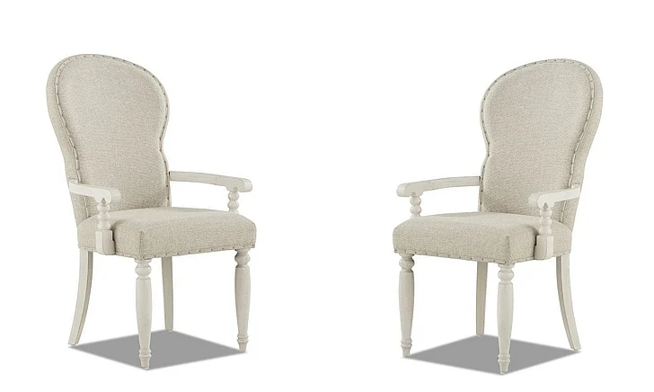 Legacy Classic Trisha Yearwood TY749 Nashville Dining Arm Chair in Cloud TY749-906 (Set of 2)