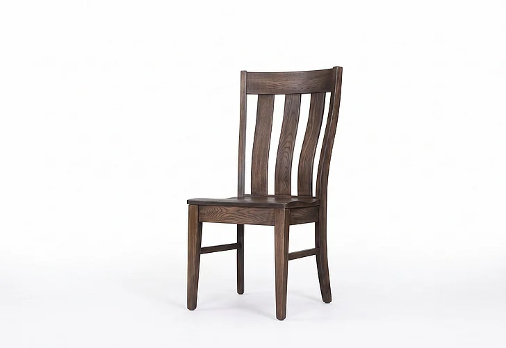 Vaughan-Bassett Dovetail Vertical Slat Chair in Aged Grey 753-010