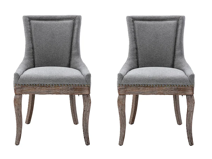 Ultra Side Dining Chair (Set of 2) Gray FedEx/UPS FedEx/UPS