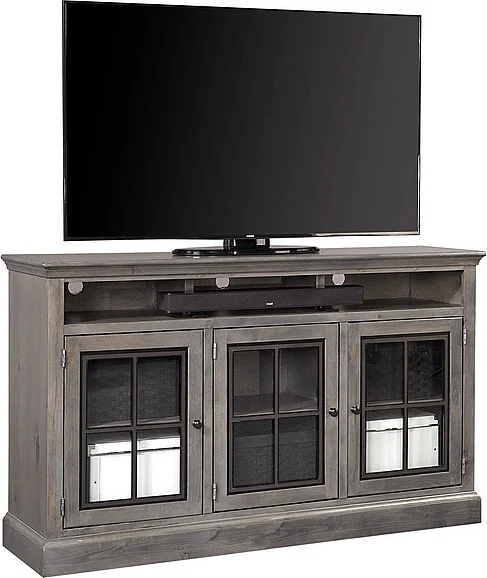 Aspenhome Churchill 66" Highboy Console w/ 3 Doors in Brindle WDR1243-BDL