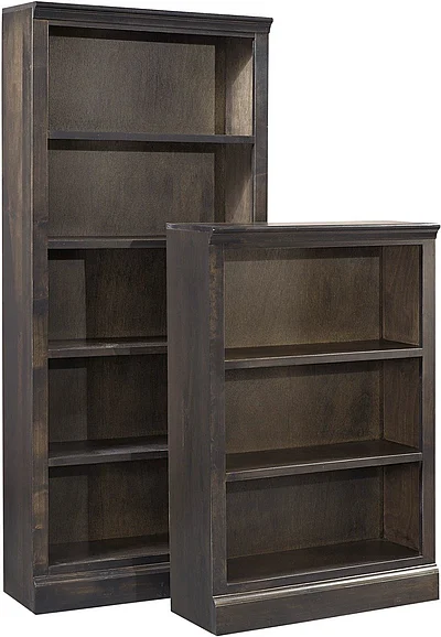 Aspenhome Churchill 72" Bookcase w/ 4 Fixed Shelves in Brindle WDR3472-BDL
