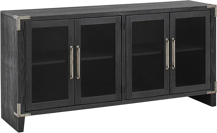 Aspenhome Quincy 66" Console in Vintage Black WMJ1240-VBK