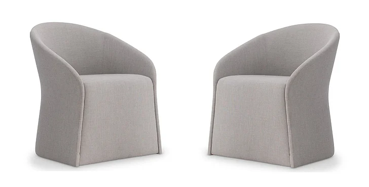 Bernhardt Arden Arm Chair in Gray X10548 (Set of 2) PROMO