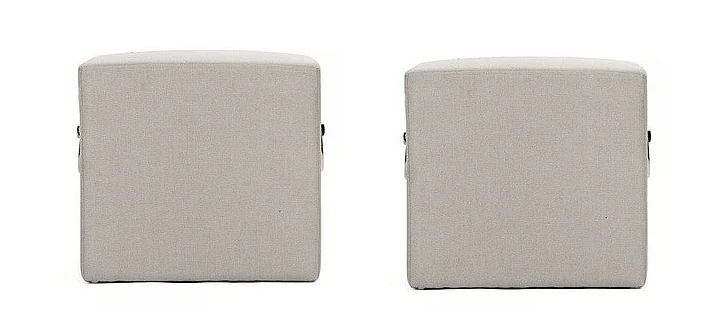 Zentique Karina Stool in Gray (Set of 2) ZEN02 A003