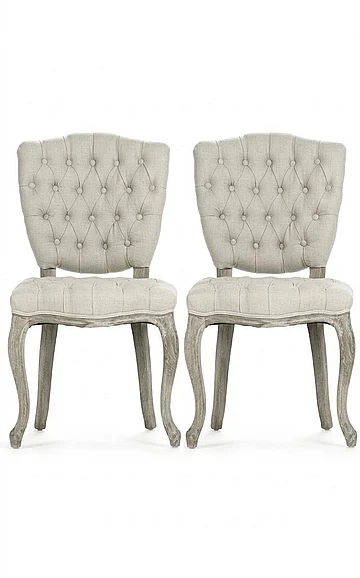 Zentique Piaf Side Chair in Gray (Set of 2) ZEN027 E272 A003